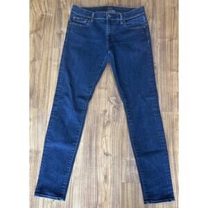 Polo Ralph Lauren Jeans Womens 29 Blue The Tompkins Skinny Dark Wash Denim Norm‎
